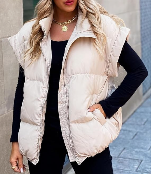 Insulated Relaxed Fit Quilted Vest 