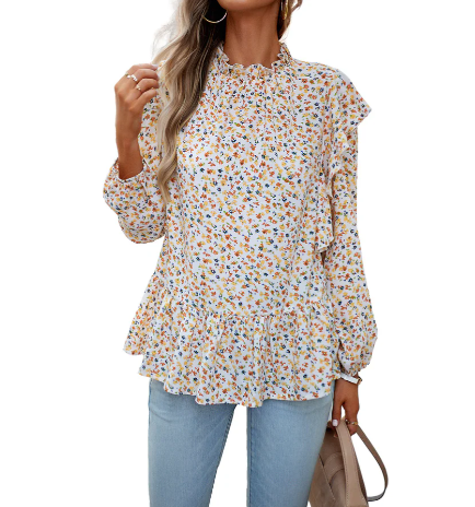 Amelia - Floral shirt for women