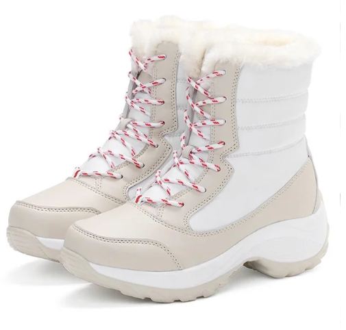 Women's winter thick high top plus fur boots