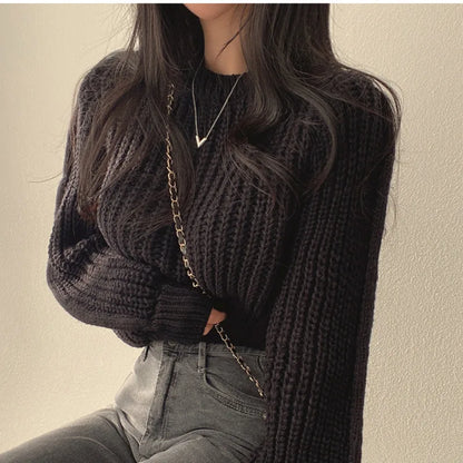 Women's cropped sweater