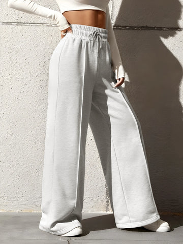 Women's high waist wide leg trousers korean style