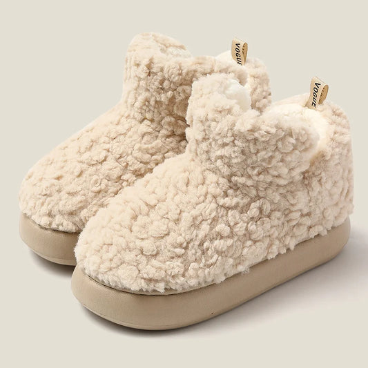 Plush Thick Ankle Indoor Winter Boots