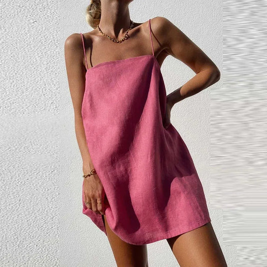 Lightweight Flowy Cotton Slip Dress