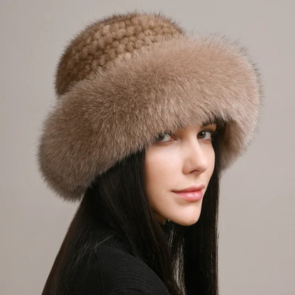 Isla Voluminous Fluffy Fur Hat | Ear Flaps Fur Hat