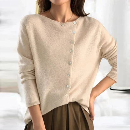 Women's single breasted button down sweater