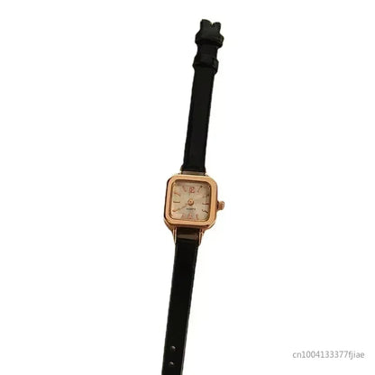 Vintage square quartz watch for women