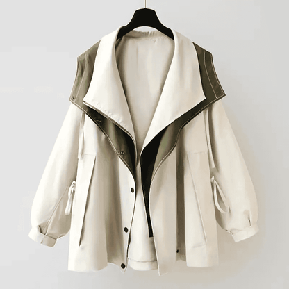 Women's windbreaker jacket with hood