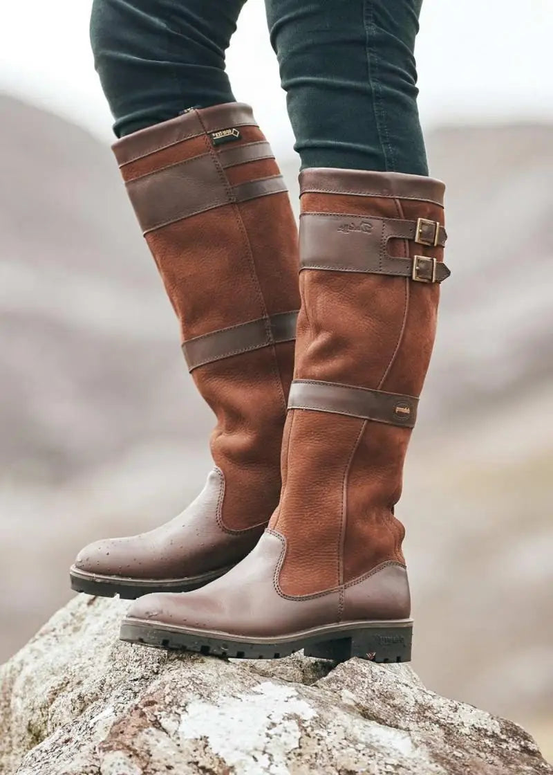 Vintage high heel boots for women