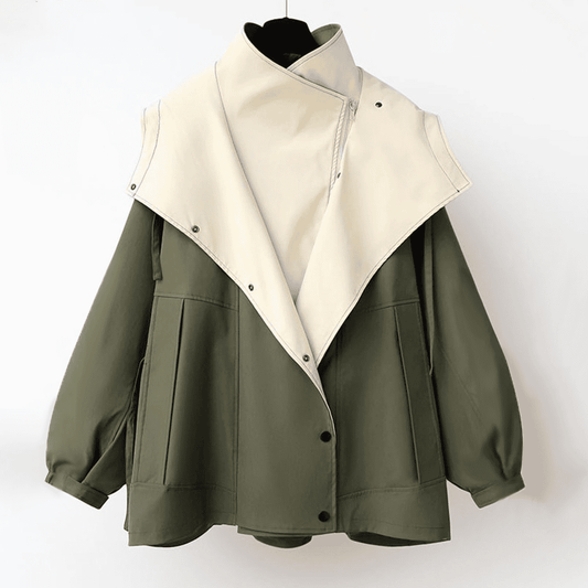 Windbreaker Hooded Jacket with Built-in Hood