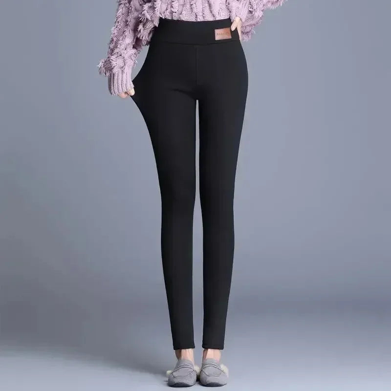 Women’s Leggings – High Waist – Slim Fit – Fleece Lined – Stretch Knit Athleisure