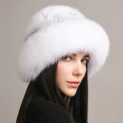 Isla Voluminous Fluffy Fur Hat | Ear Flaps Fur Hat