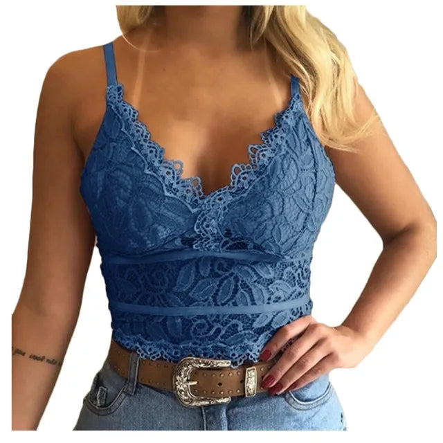 Linnea - Floral lace camisole