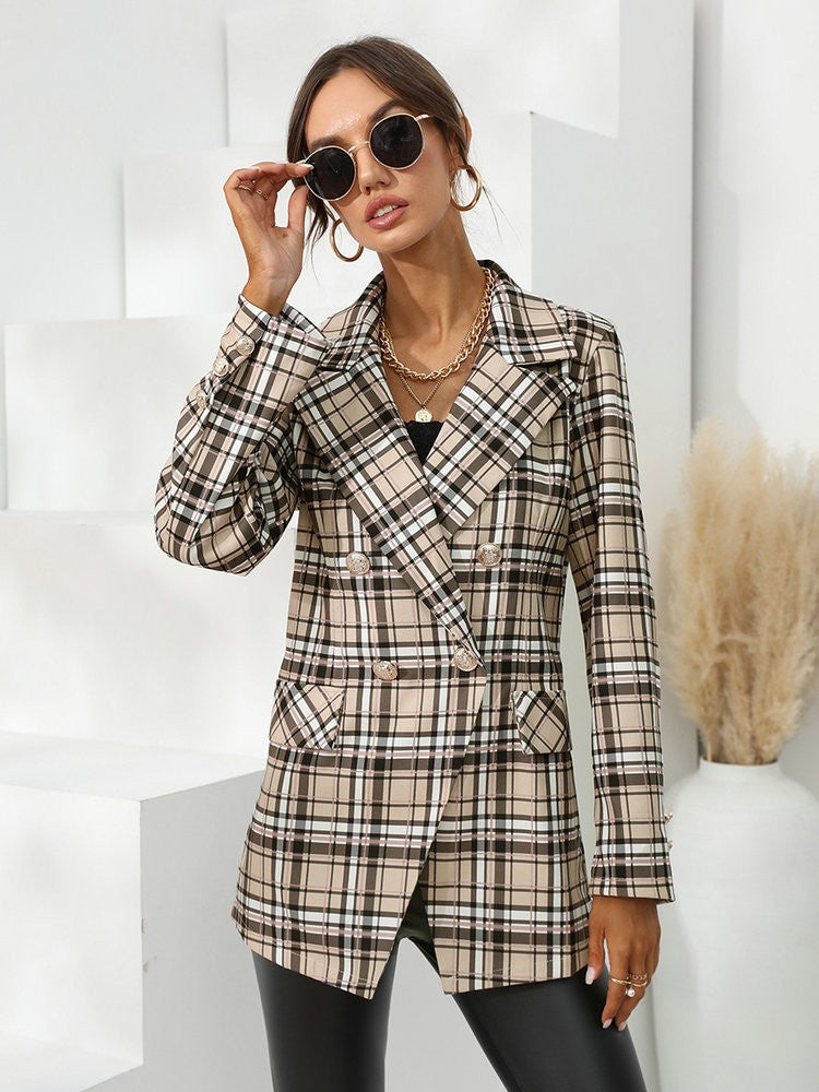 Women's double-breasted blazer