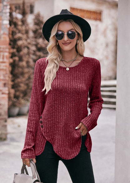 Winter long sleeve shirt for women