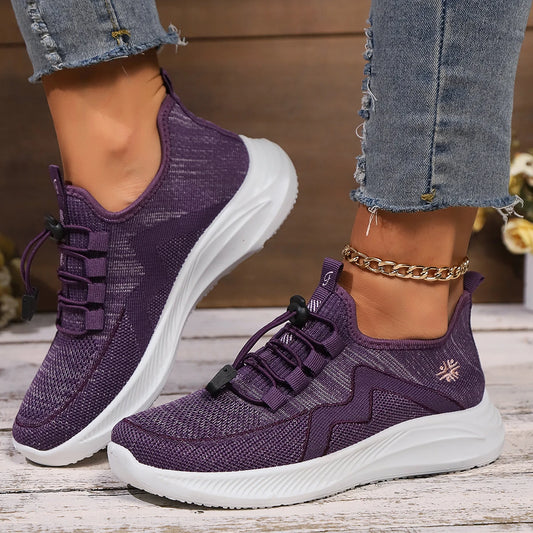 Women's lightweight platform walking shoes