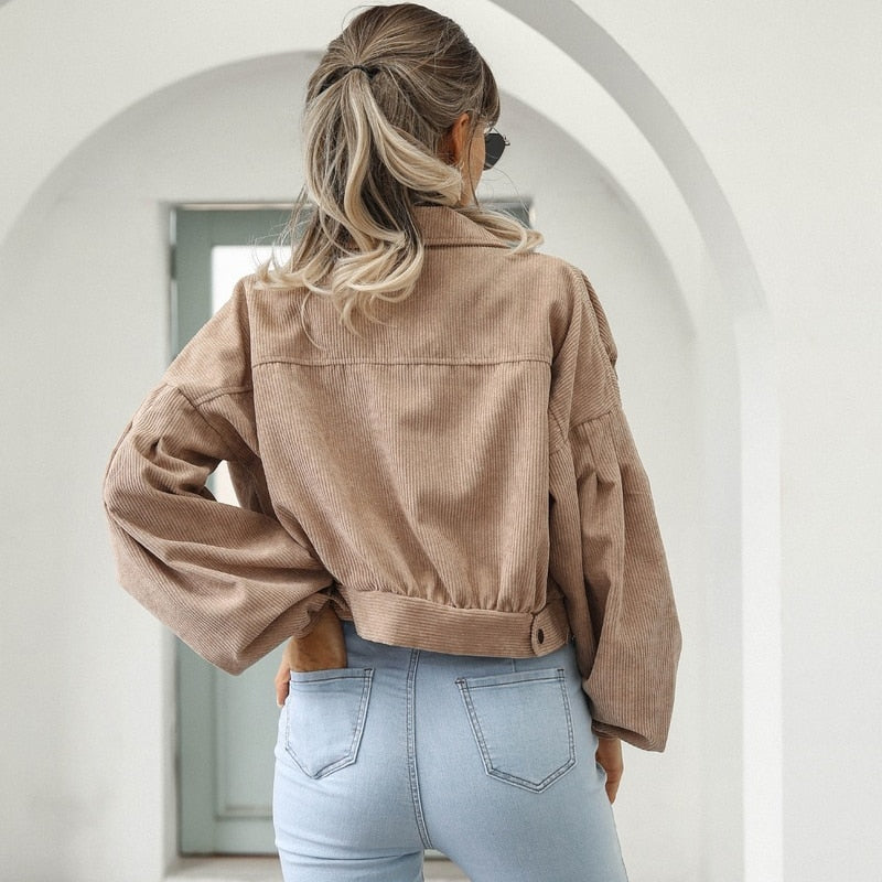 Stylish Corduroy Jacket for Women