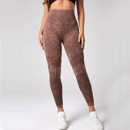 High waist push up seamless fitness leggings