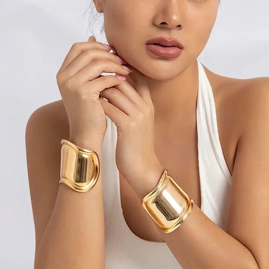 Irregular Wide Open Bangles