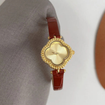 Amelia Petite Wristwatch | Beaded Bezel Sunray Dial Wristwatch
