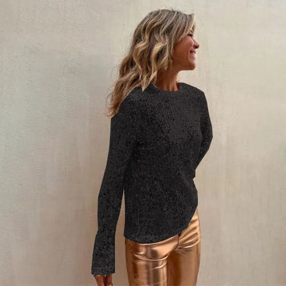 Women's stylish o-neck sweater
