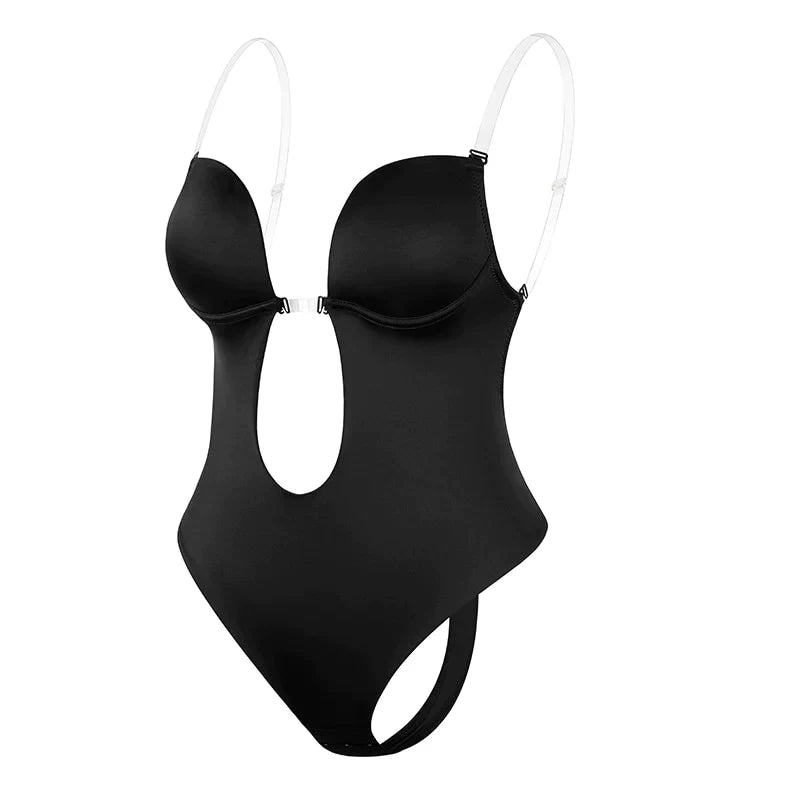 Form-Fitting Stretch Underwire Bodysuit 