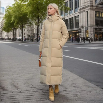 Women's over-the-knee parka coat