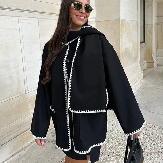Stylish Front Pocket Winter Jacket