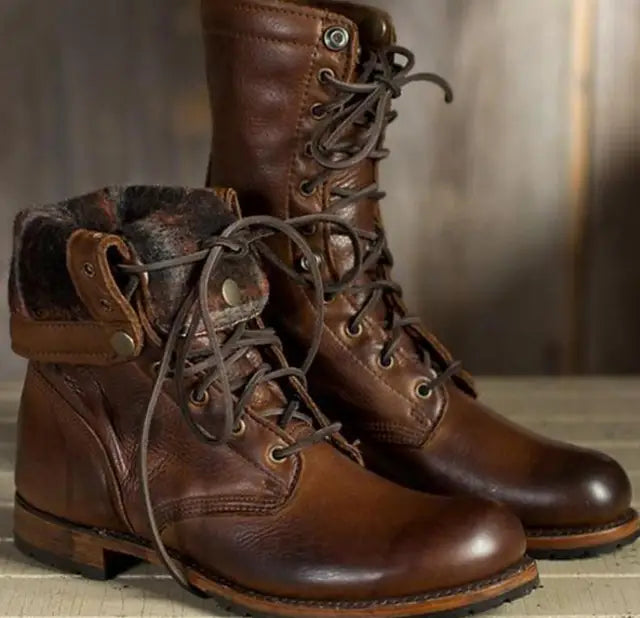 Women's motorcycle boots knight boots casual shoes