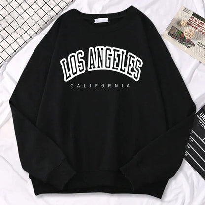 Women’s Oversized Sweatshirt – Cotton Blend – Graphic Print – Crew Neck – Ribbed Trim
