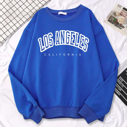 Women’s Oversized Sweatshirt – Cotton Blend – Graphic Print – Crew Neck – Ribbed Trim