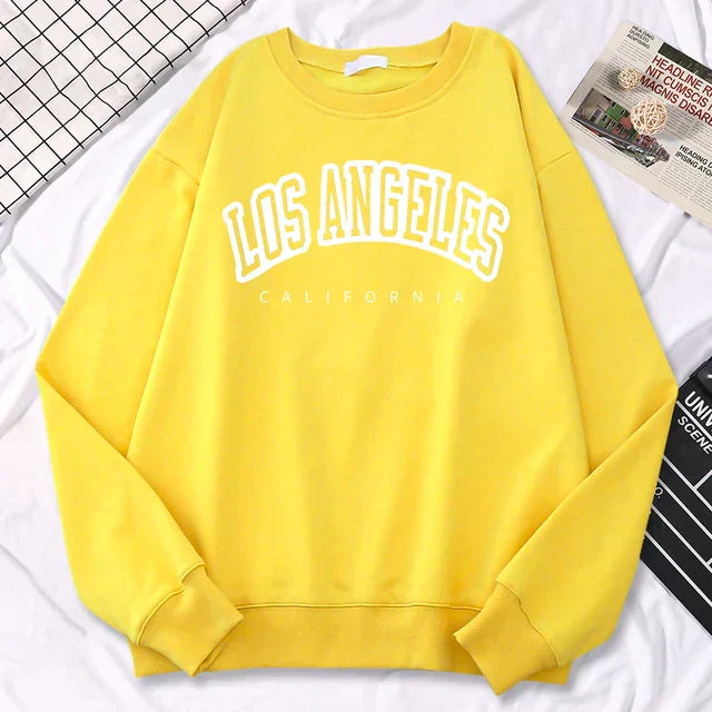 Graphic Print Cotton Blend Oversized Sweatshirt 