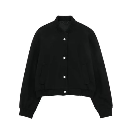 Women's stand up collar coat
