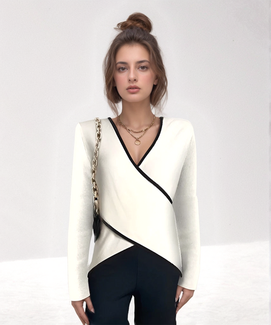 Asymmetrical Wrap Top