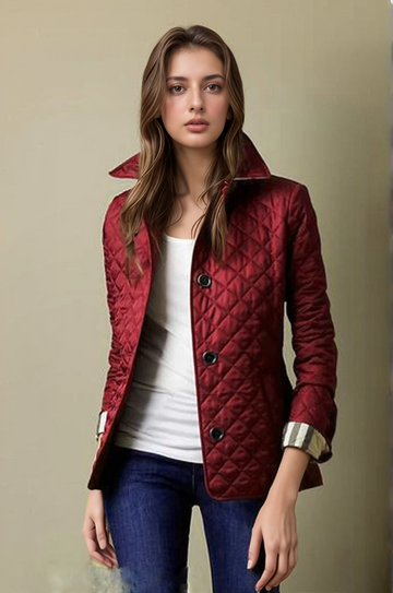 Women's quilted nylon jacket