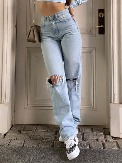 Women's loose fit jeans