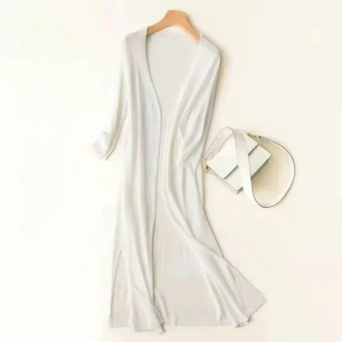 Women's lightweight ice silk sun protection cardigan