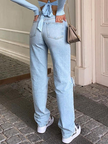 Women's loose fit jeans