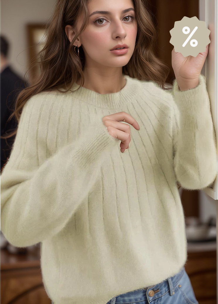 Women's cashmere sweaters in various colors