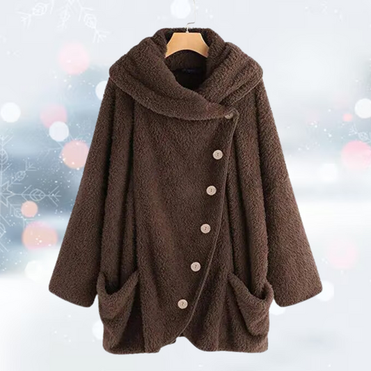 Luxe Plush Coat For Cold Days