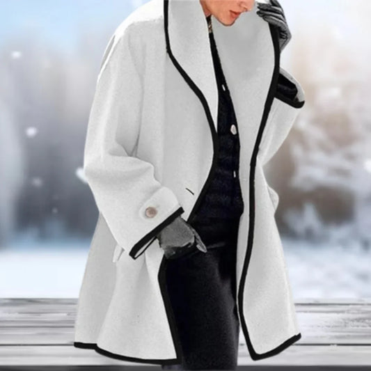 Oversize Wide Lapel Retro Coat