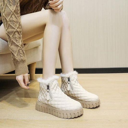 Quilted Thick-Soled Warm Winter Boots