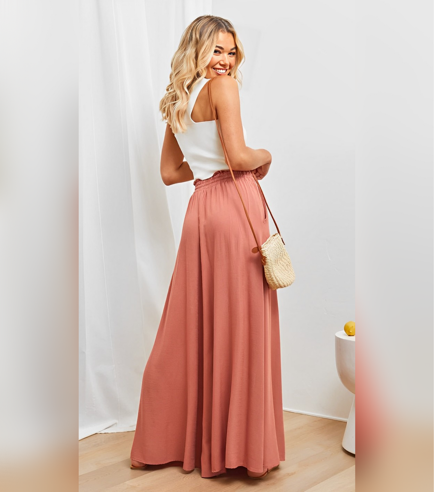 Women’s wide-leg casual trousers