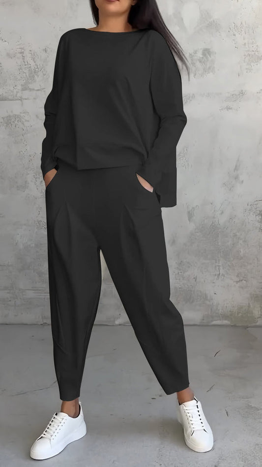 Loose Fit Two-Piece Lounge Set