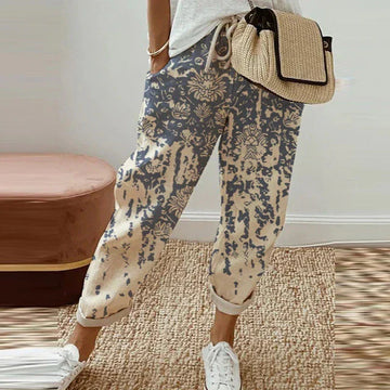 Janna- Casual Printed Trousers
