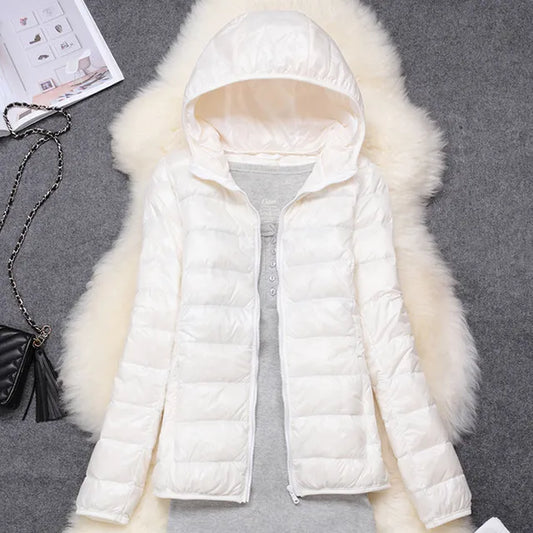 Lightweight Quilted Hooded Puffer Jacket