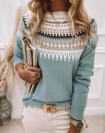 Women's vintage norwegian sweater
