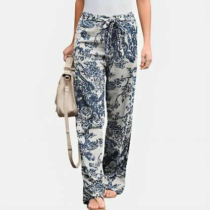 Women's floral trousers
