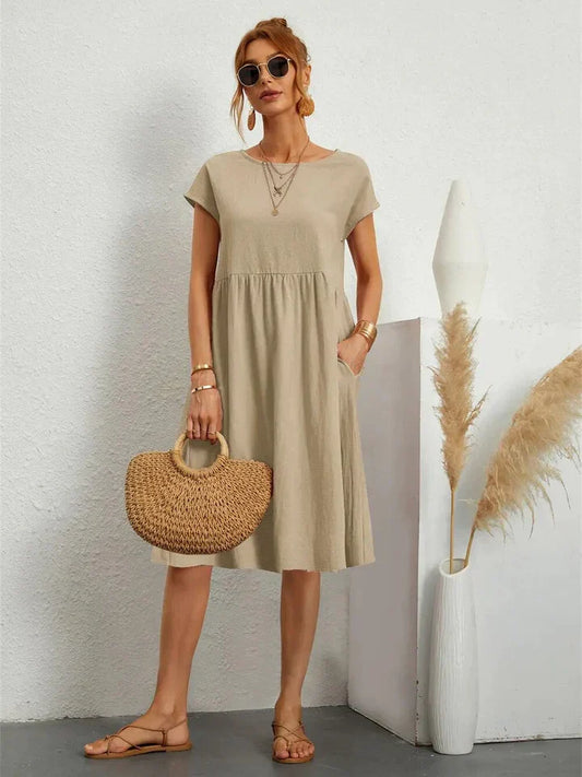 Relaxed Fit Lightweight Casual Dress