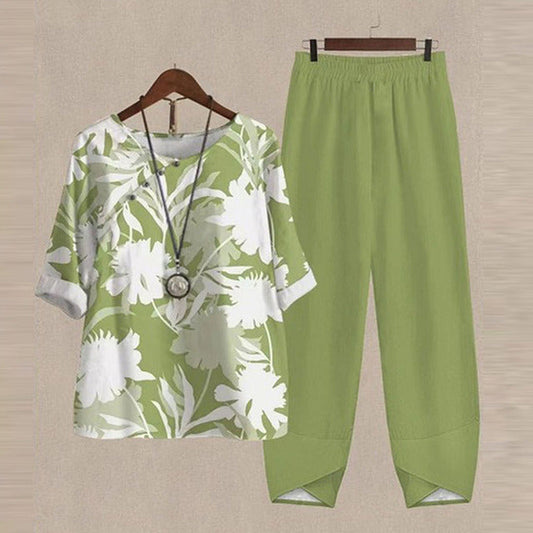 Patterned Two-Piece Set