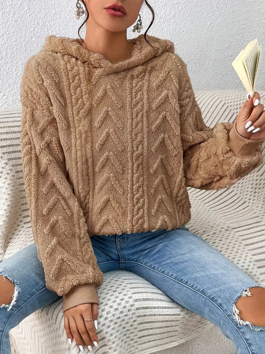 Knitted Hoodie Sweater